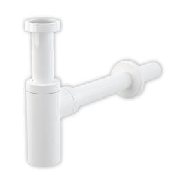 Mesingani sifon okrugli f32 - WHITE [A400B]